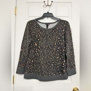Super cute cheetah pullover